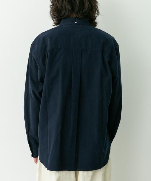 URBAN RESEARCH Sonny Label（アーバンリサーチサニーレーベル）の「シャギーオックスボタンダウンシャツ（シャツ/ブラウス・メンズ・ネイビー/オフホワイト/グレー/グレー系その他・LARGE/X-LARGE/MEDIUM）」の11枚目の写真