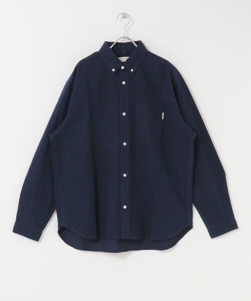 URBAN RESEARCH Sonny Label（アーバンリサーチサニーレーベル）の「シャギーオックスボタンダウンシャツ（シャツ/ブラウス・メンズ・ネイビー/オフホワイト/グレー/グレー系その他・LARGE/X-LARGE/MEDIUM）」の13枚目の写真