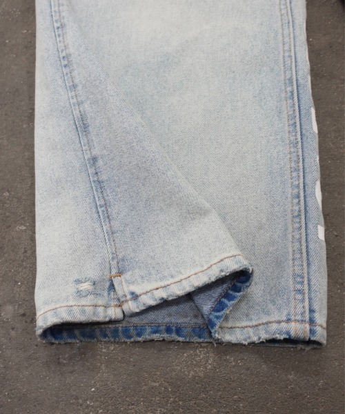 TEEN BOOP（ティーンブープ）の「プリントルーズストレートデニム（デニムパンツ・レディース・ブルー・MEDIUM/SMALL）」の14枚目の写真