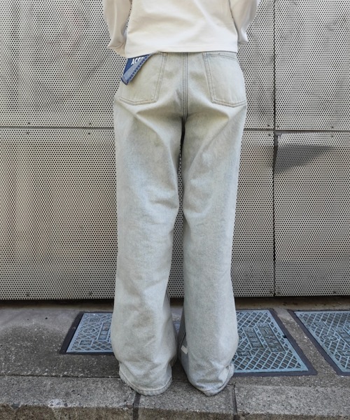 TEEN BOOP（ティーンブープ）の「プリントルーズストレートデニム（デニムパンツ・レディース・ブルー・MEDIUM/SMALL）」の12枚目の写真