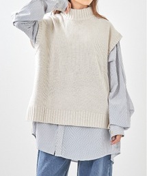 Mag.（マグ）の「【モックネックNベスト】（ベスト）」