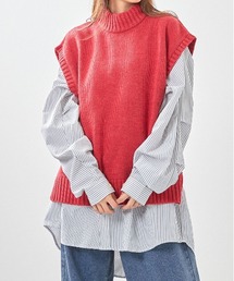 Mag.（マグ）の「【モックネックNベスト】（ベスト）」