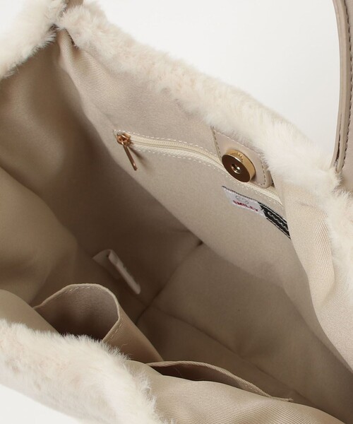 fredy emue（フレディエミュ）の「SMILY刺繍ファートートバッグ（トートバッグ・レディース・アイボリー/ブラウン系その他・FREE）」の10枚目の写真