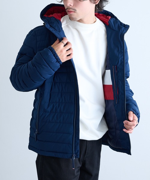 TOMMY HILFIGER(トミーヒルフィガー)の「【TOMMY HILFIGER】STRETCH POLY HOODED JACKET 151AP619(その他アウター・メンズ・ネイビー/ブラック・L/M/S/XL)」の8枚目の写真
