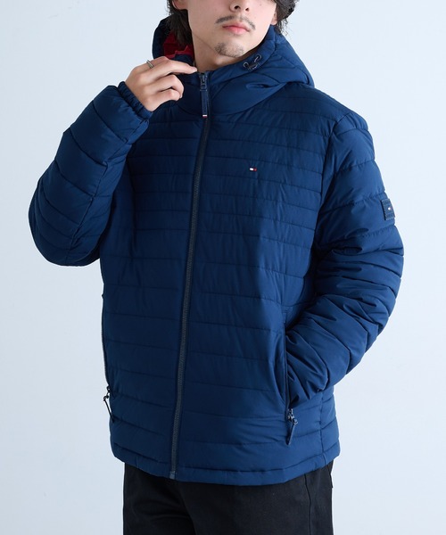 TOMMY HILFIGER(トミーヒルフィガー)の「【TOMMY HILFIGER】STRETCH POLY HOODED JACKET 151AP619(その他アウター・メンズ・ネイビー/ブラック・L/M/S/XL)」の4枚目の写真