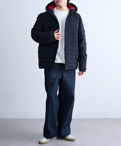 TOMMY HILFIGER(トミーヒルフィガー)の「【TOMMY HILFIGER】STRETCH POLY HOODED JACKET 151AP619(その他アウター・メンズ・ネイビー/ブラック・L/M/S/XL)」の3枚目の写真