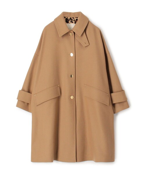 Mackintosh(マッキントッシュ)の「【別注】MACKINTOSH HUMBIE LONG コート(ステンカラーコート・レディース・ブラック/ベージュ・6)」の2枚目の写真