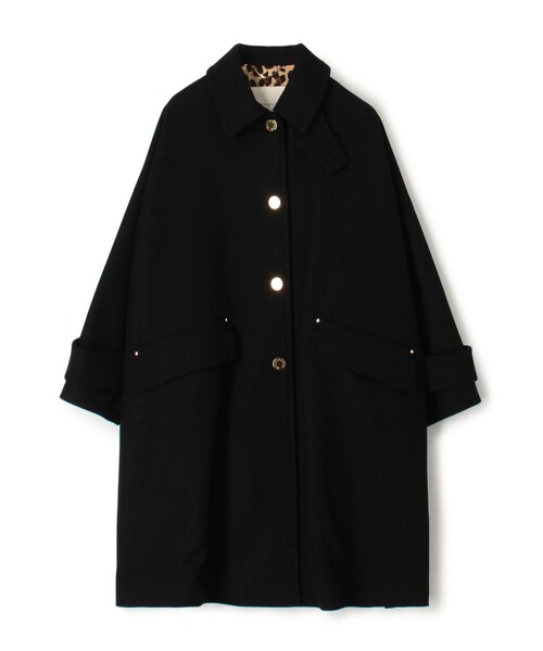 Mackintosh(マッキントッシュ)の「【別注】MACKINTOSH HUMBIE LONG コート(ステンカラーコート・レディース・ブラック/ベージュ・6)」の1枚目の写真