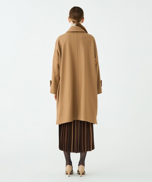 Mackintosh(マッキントッシュ)の「【別注】MACKINTOSH HUMBIE LONG コート(ステンカラーコート・レディース・ブラック/ベージュ・6)」の6枚目の写真