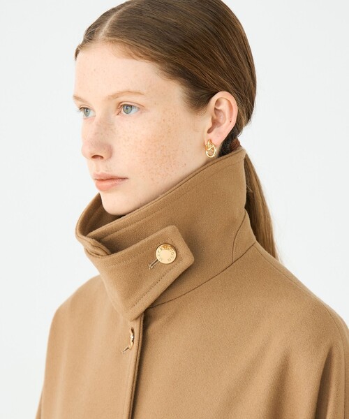 Mackintosh(マッキントッシュ)の「【別注】MACKINTOSH HUMBIE LONG コート(ステンカラーコート・レディース・ブラック/ベージュ・6)」の12枚目の写真