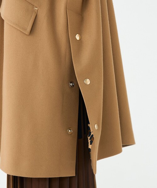 Mackintosh(マッキントッシュ)の「【別注】MACKINTOSH HUMBIE LONG コート(ステンカラーコート・レディース・ブラック/ベージュ・6)」の14枚目の写真