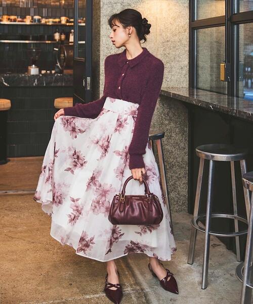 セール】襟付きラメカーディガン（カーディガン/ボレロ）｜SWINGLE