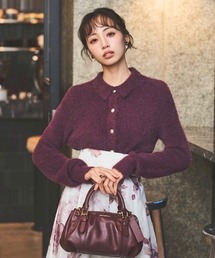 SWINGLE | 襟付きラメカーディガン(カーディガン/ボレロ)