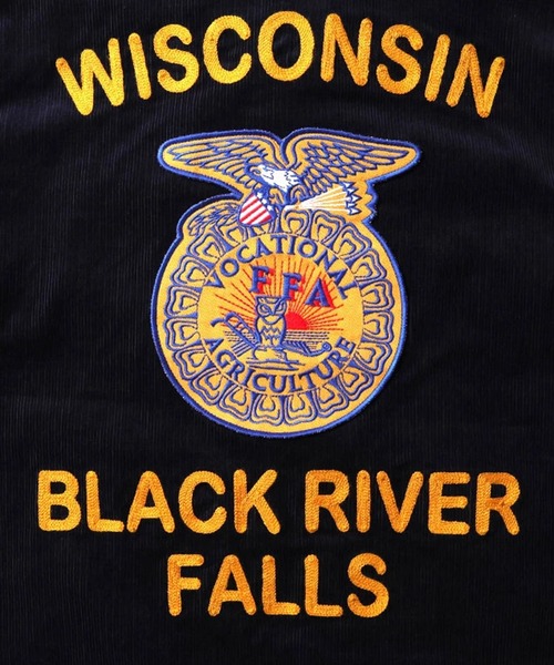 セール】HOUSTON ヒューストン CORDUROY EMBROIDERY FFA JACKET