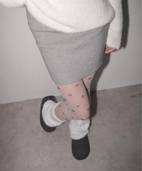 IMARI(イマリ)の「【 IMARI / イマリ 】 リブニット スカート #(スカート・レディース・グレー/ブラック・FREE)」の6枚目の写真