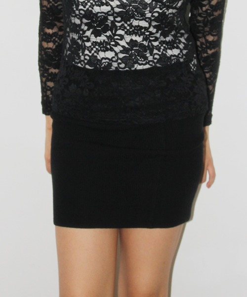 IMARI(イマリ)の「【 IMARI / イマリ 】 リブニット スカート #(スカート・レディース・グレー/ブラック・FREE)」の21枚目の写真