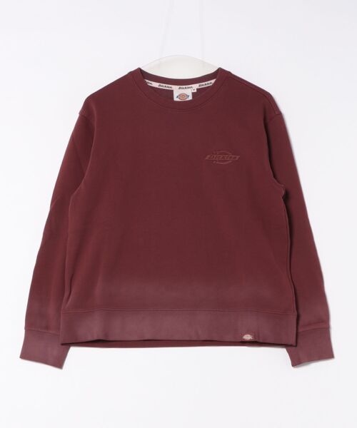 Dickies(ディッキーズ)の「グラデーションクルースウェット(スウェット・レディース・ブラック/ワインレッド・SMALL/MEDIUM)」の4枚目の写真