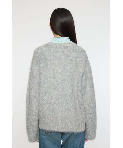MOUSSY（マウジー）の「ALPACA MIX カーディガン（カーディガン/ボレロ・レディース・アイボリー/ミント/ライトグレー・FREE）」の10枚目の写真