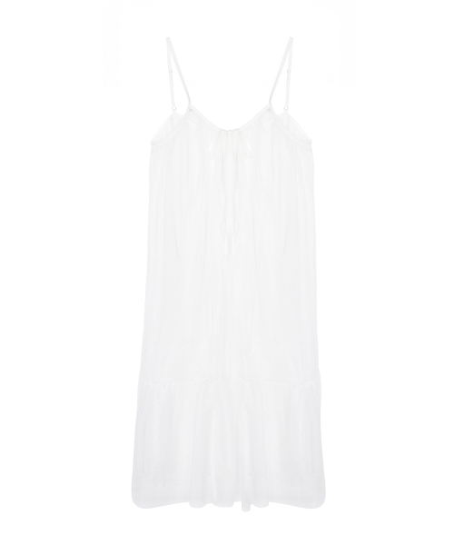 NICK&NICOLE(ニックアンドニコール)の「DOTS SEE-THROUGH LAYERED FILL DRESS_IVORY(ワンピース・レディース・その他・FREE)」の4枚目の写真