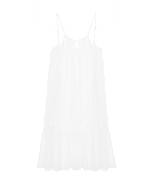 NICK&NICOLE(ニックアンドニコール)の「DOTS SEE-THROUGH LAYERED FILL DRESS_IVORY(ワンピース・レディース・その他・FREE)」の5枚目の写真