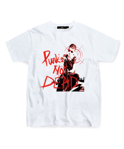ESCAPEFROM(エスケープフロム)の「レッドパンクズナットデッドTシャツホワイト(Tシャツ/カットソー・レディース・その他・MEDIUM/LARGE/SMALL)」の1枚目の写真