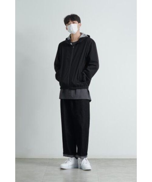 MUSINSA STANDARD（ムシンサスタンダード）の「ワンタックルーズテーパードデニムパンツ[ローブラック]（デニムパンツ・メンズ・その他・29/30/31/33/26/27/28/40/38/42/36/34/32）」の11枚目の写真
