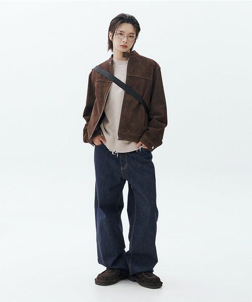 MUSINSA STANDARD（ムシンサスタンダード）の「シンセティックレザー フラスクスリングバッグ [ブラック]（メッセンジャーバッグ・レディース・その他・FREE）」の10枚目の写真