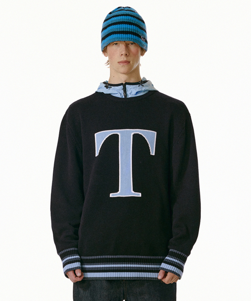 TEKET(テケット)の「T Loose Knit Sweater Black(ニット/セーター・メンズ・その他・SMALL/MEDIUM/LARGE)」の1枚目の写真