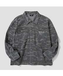 Verdnt（バーダント）の「カモヘリンボーンワークジャケット[チャコール]（デニムジャケット）」