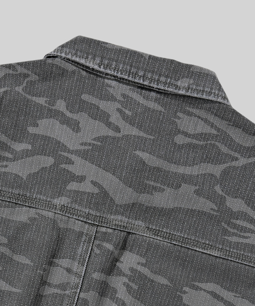 Verdnt（バーダント）の「カモヘリンボーンワークジャケット[チャコール]（デニムジャケット・レディース・その他・SMALL/MEDIUM/LARGE）」の10枚目の写真