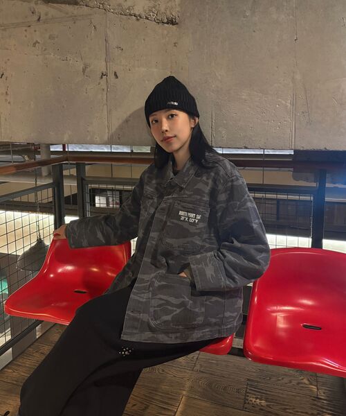 Verdnt（バーダント）の「カモヘリンボーンワークジャケット[チャコール]（デニムジャケット・レディース・その他・SMALL/MEDIUM/LARGE）」の12枚目の写真