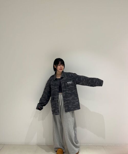 Verdnt（バーダント）の「カモヘリンボーンワークジャケット[チャコール]（デニムジャケット・レディース・その他・SMALL/MEDIUM/LARGE）」の16枚目の写真