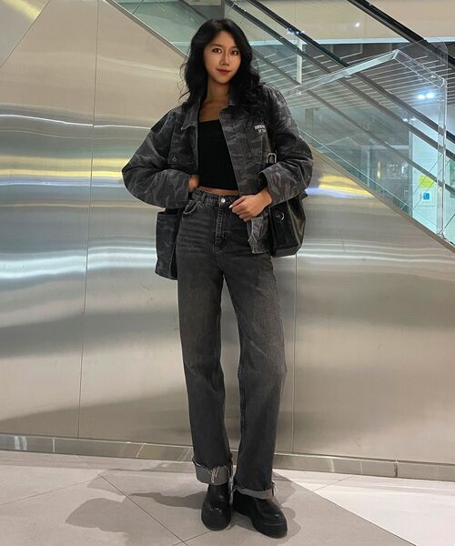 Verdnt（バーダント）の「カモヘリンボーンワークジャケット[チャコール]（デニムジャケット・レディース・その他・SMALL/MEDIUM/LARGE）」の17枚目の写真