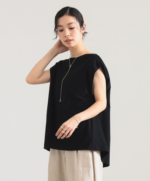 Demi-Luxe BEAMS（デミルクス ビームス）の「【別注】COG THE BIGSMOKE / LISA フレンチスリーブ トップス（Tシャツ/カットソー・レディース・ライトグレー/ブラック/ブラウン系その他2・ONE SIZE）」の2枚目の写真