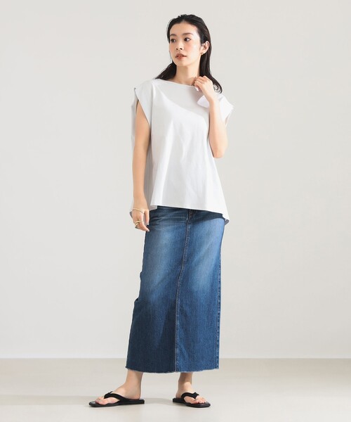 Demi-Luxe BEAMS（デミルクス ビームス）の「【別注】COG THE BIGSMOKE / LISA フレンチスリーブ トップス（Tシャツ/カットソー・レディース・ライトグレー/ブラック/ブラウン系その他2・ONE SIZE）」の5枚目の写真