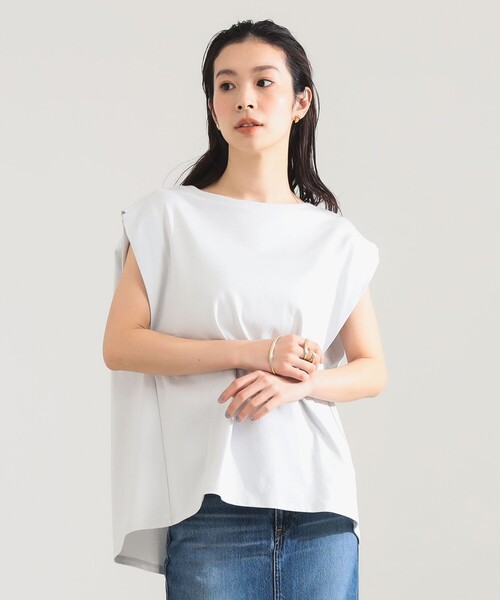 Demi-Luxe BEAMS（デミルクス ビームス）の「【別注】COG THE BIGSMOKE / LISA フレンチスリーブ トップス（Tシャツ/カットソー・レディース・ライトグレー/ブラック/ブラウン系その他2・ONE SIZE）」の7枚目の写真