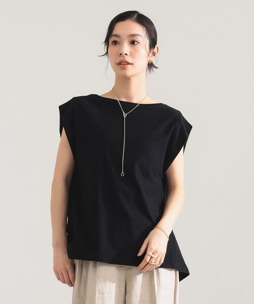 Demi-Luxe BEAMS（デミルクス ビームス）の「【別注】COG THE BIGSMOKE / LISA フレンチスリーブ トップス（Tシャツ/カットソー・レディース・ライトグレー/ブラック/ブラウン系その他2・ONE SIZE）」の12枚目の写真