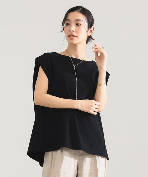 Demi-Luxe BEAMS（デミルクス ビームス）の「【別注】COG THE BIGSMOKE / LISA フレンチスリーブ トップス（Tシャツ/カットソー・レディース・ライトグレー/ブラック/ブラウン系その他2・ONE SIZE）」の13枚目の写真