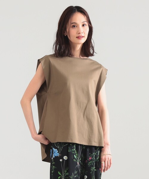 Demi-Luxe BEAMS（デミルクス ビームス）の「【別注】COG THE BIGSMOKE / LISA フレンチスリーブ トップス（Tシャツ/カットソー・レディース・ライトグレー/ブラック/ブラウン系その他2・ONE SIZE）」の18枚目の写真