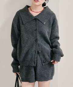 セール】casa fline/ラクーンミックスカーディガンコート