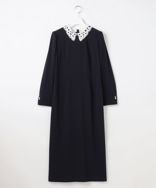 ANY SIS(エニィスィス)の「セレモニーダブルクロス ワンピース(ワンピース・レディース・ネイビー系・X-SMALL)」の10枚目の写真