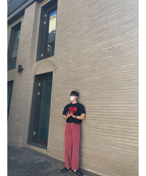 GRAVER（グレーバー）の「[UNISEX]ビッグライフロゴハートスマイルバンファルティ_ブラック（Tシャツ/カットソー・レディース・ブラック・LARGE/MEDIUM/SMALL/X-LARGE）」の2枚目の写真