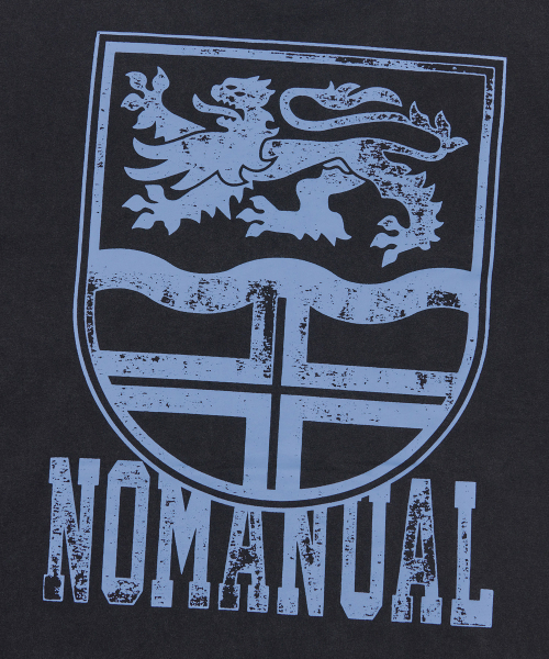 NOMANUAL(NOMANUAL)の「EMBLEM LONG SLEEVE TEE - WASHED BLACK(Tシャツ/カットソー・レディース・その他・LARGE/MEDIUM/X-LARGE)」の5枚目の写真