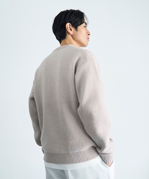 coen（コーエン）の「モールドッグジャガードニット【Youtube紹介アイテム】（ニット/セーター・メンズ・ナチュラル/ダークブラウン/ダークグレー/ロイヤルブルー・S/M/L/XL）」の15枚目の写真