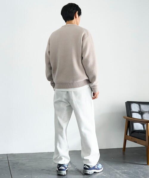 coen（コーエン）の「モールドッグジャガードニット【Youtube紹介アイテム】（ニット/セーター・メンズ・ナチュラル/ダークブラウン/ダークグレー/ロイヤルブルー・S/M/L/XL）」の19枚目の写真