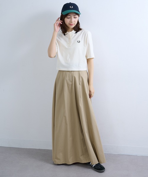FRED PERRY(フレッドペリー)の「【FRED PERRY】BLOCKED PIQUE CLASSIC CAP HW2303/ブロックド ピケ クラシック キャップ(キャップ・レディース・ホワイト/ネイビー/バーガンディー・FREE)」の13枚目の写真