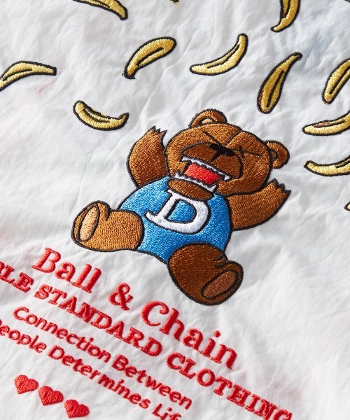 DOUBLE STANDARD CLOTHING(ダブルスタンダードクロージング)の「Ball&Chain / バナナベア ミニショッピングバッグ(ショルダーバッグ・レディース・オフホワイト/ブラック・FREE)」の12枚目の写真