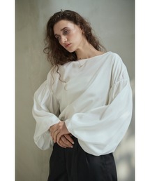 Joplin Sheer Blouse ボリュームスリーブBL