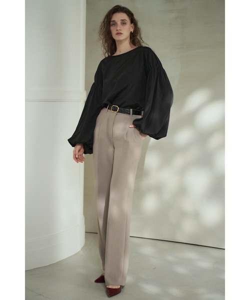 Estella.K(エステラケー)の「Joplin Sheer Blouse ボリュームスリーブBL(シャツ/ブラウス・レディース・オフホワイト/ブラック/モーブ系・FREE)」の16枚目の写真