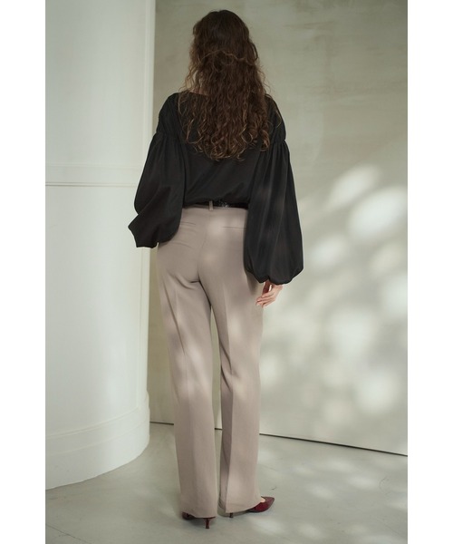 Estella.K(エステラケー)の「Joplin Sheer Blouse ボリュームスリーブBL(シャツ/ブラウス・レディース・オフホワイト/ブラック/モーブ系・FREE)」の14枚目の写真